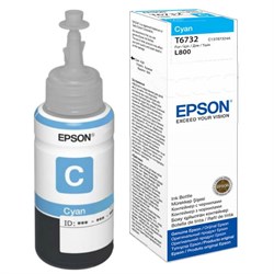 Контейнер EPSON с голубыми чернилами L800 T6732 - фото 6377