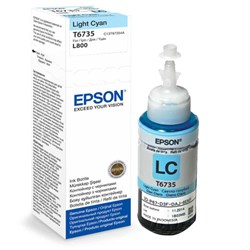 Контейнер EPSON с светло-голубыми чернилами L800 T6735 - фото 6382