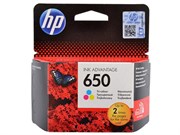 Картридж Hewlett-Packard HP 650 Tri-colour (Цветной) 200стр (o)