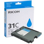 Картридж RICOH для гелевого принтера GC 31C Aficio GX e2600/GX e3300N/GX e3350N/GX e5550N голубой