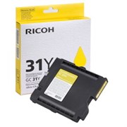 Картридж RICOH для гелевого принтера GC 31Y Aficio GX e2600/GX e3300N/GX e3350N/GX e5550N желтый